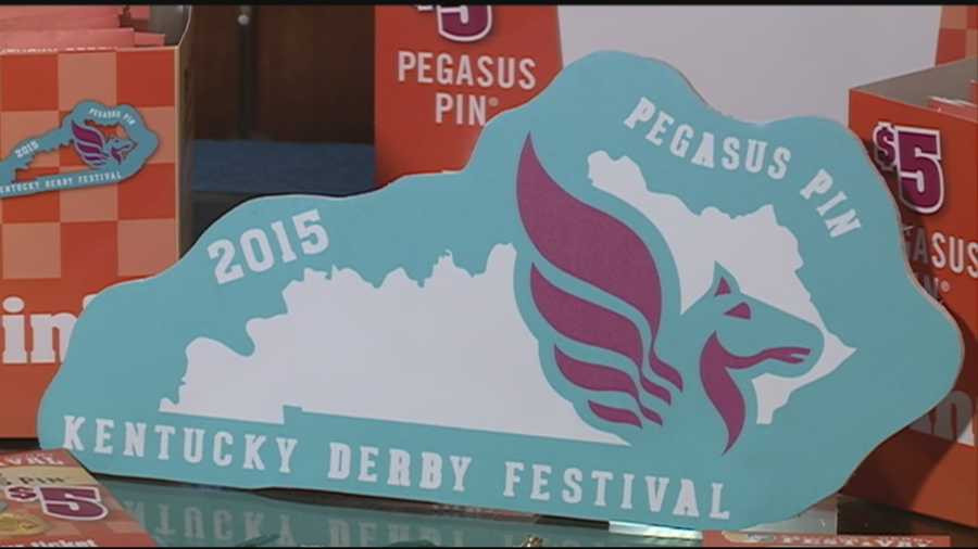 The Kentucky Derby Festival unveils the 2015 Pegasus pins