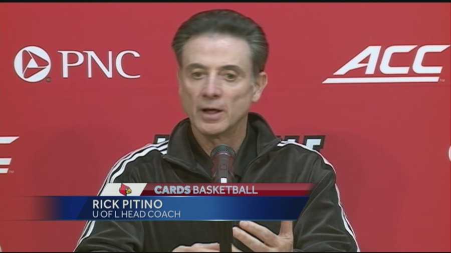 Pitino makes changes as Cards host Virginia on Senior Night