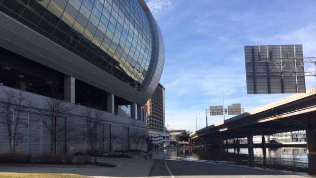 Flooding Causes Traffic Parking Changes Around Kfc Yum Center