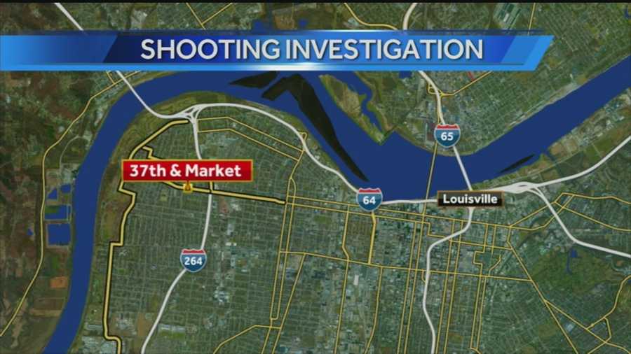 A teenager was shot Monday evening in West Louisville