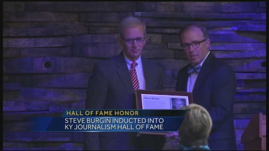 WLKY's Steve Burgin inducted into Kentucky Journalism Hall of Fame