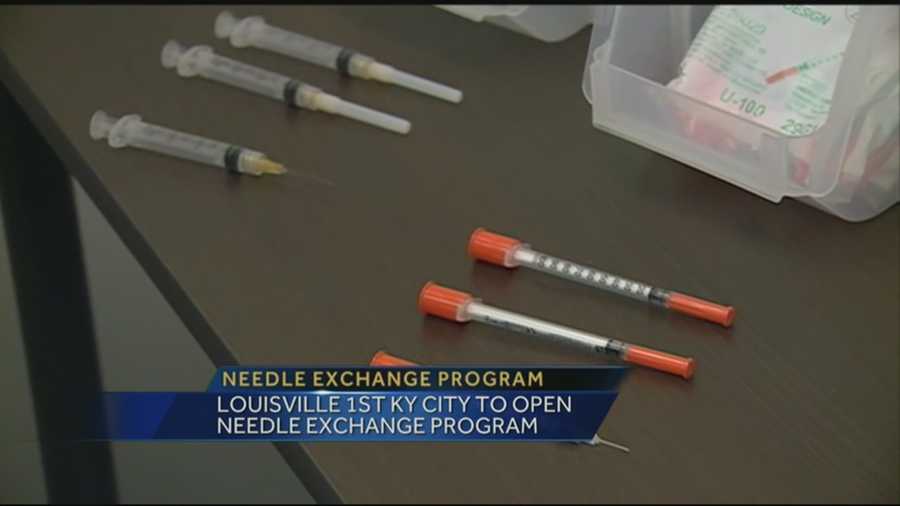 Louisville is the first city to open a needle exchange program in Kentucky.