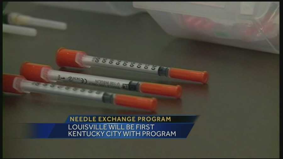 Louisville will be first Kentucky city with needle exchange program.