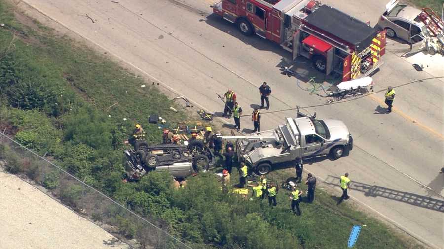 Images Crash closes Crittenden Drive