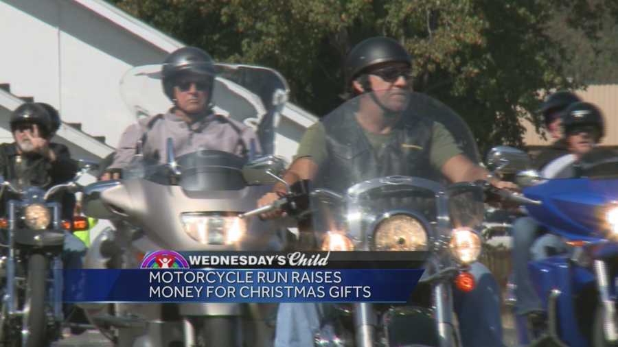 Wednesday's Child motorcycle run is raising money for Christmas gifts.