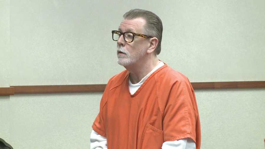 A Louisville man who admitted to killing his landlord last year apologized in court Tuesday.