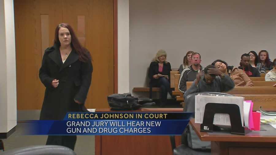 Rebecca Johnson is charged with possession of a handgun by a convicted felon and ome people aren't happy Johnson is out of jail.