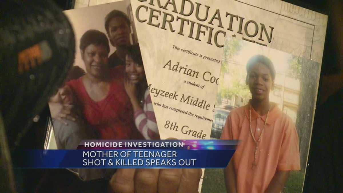 Mother of slain teen says son was her rock