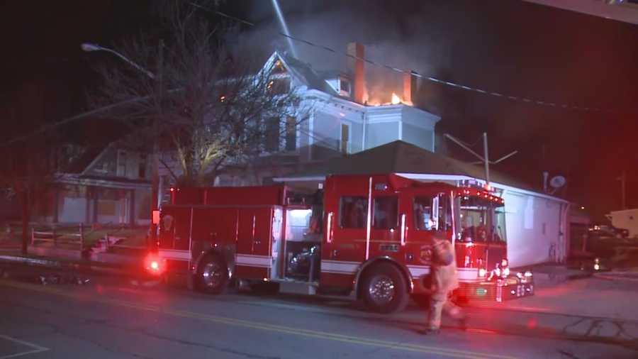 Investigation underway after historic New Albany home catches fire