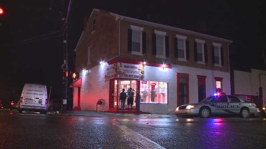 Police said the owner of Dino's Chicken on West Market was shot during a robbery.