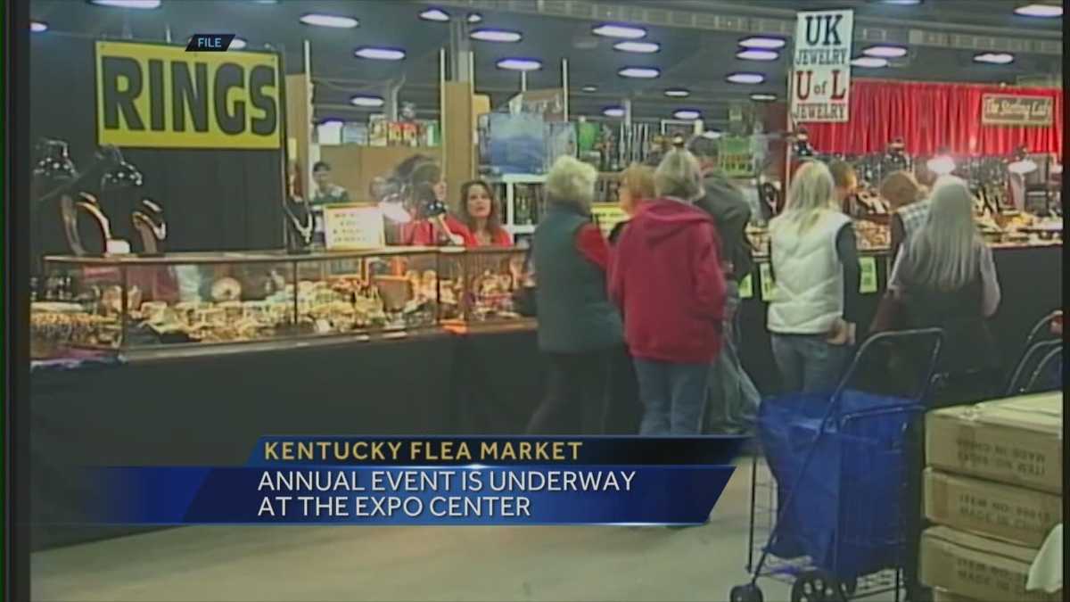 Bargain hunters start New Year looking for deals at Kentucky Flea Market