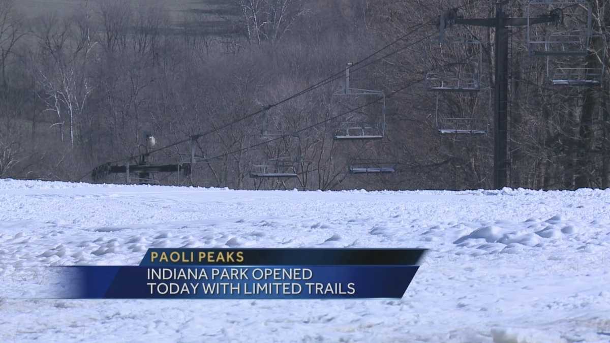 Paoli Peaks opens with limited trails