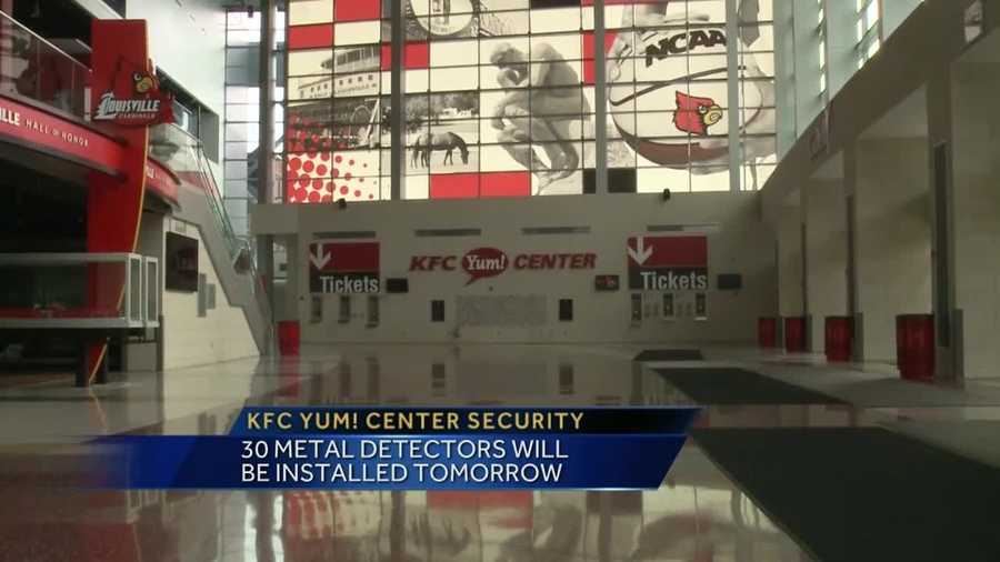 Security changes are coming to the KFC Yum Center.