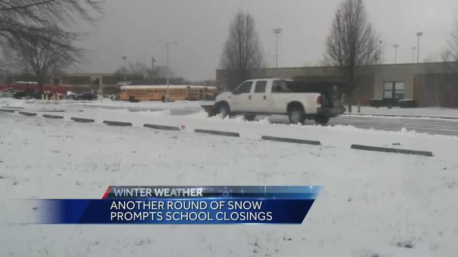 Oldham County schools were canceled Tuesday due to conditions.