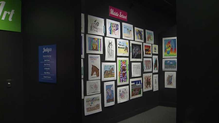 The Kentucky Derby Museum is displaying students’ art for the 30th year in a row during its "Horsing Around with Art: A Student's View of the Sport of Kings" art show.