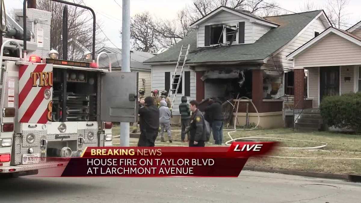 House catches fire on Taylor Boulevard