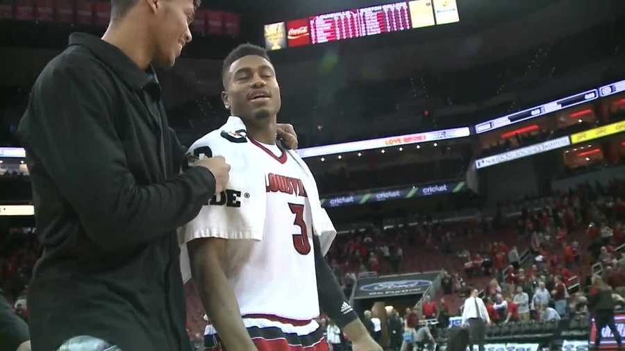 Louisville gets win in first game since self-imposed ban