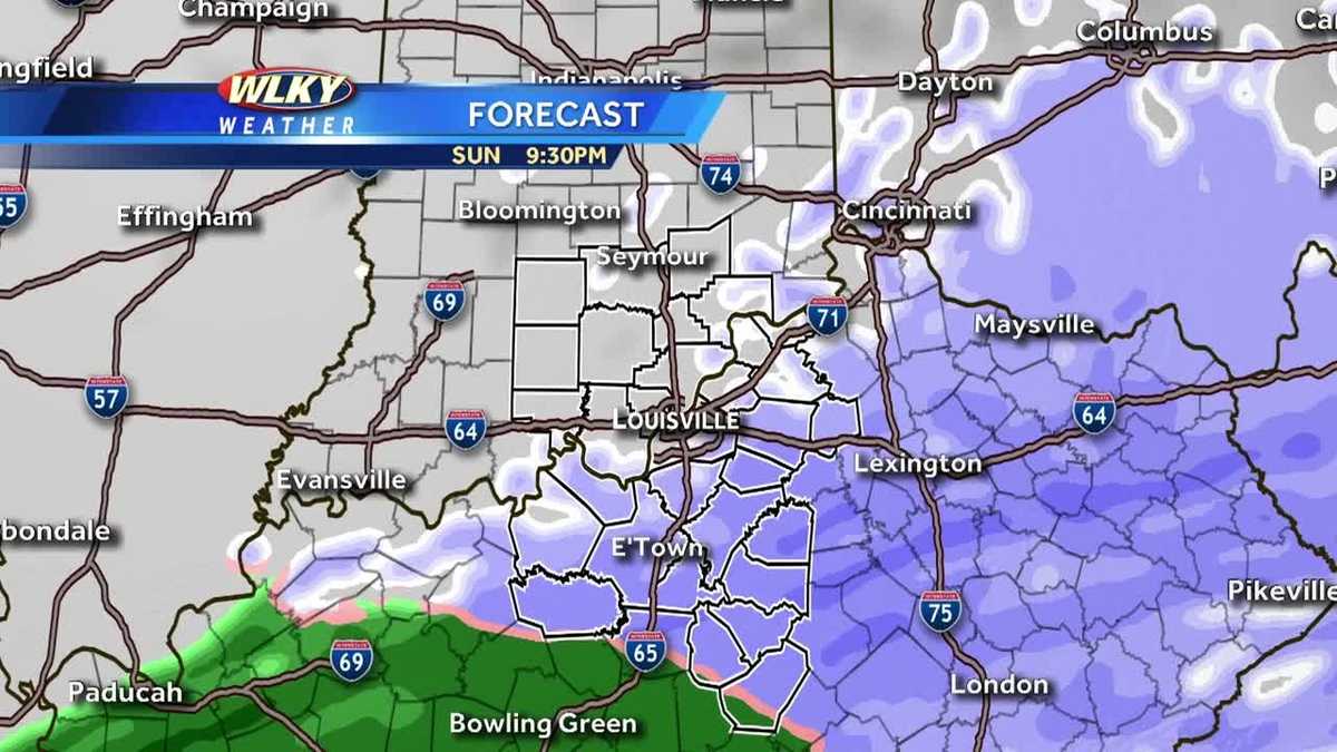 Hourbyhour forecast for Feb. 14