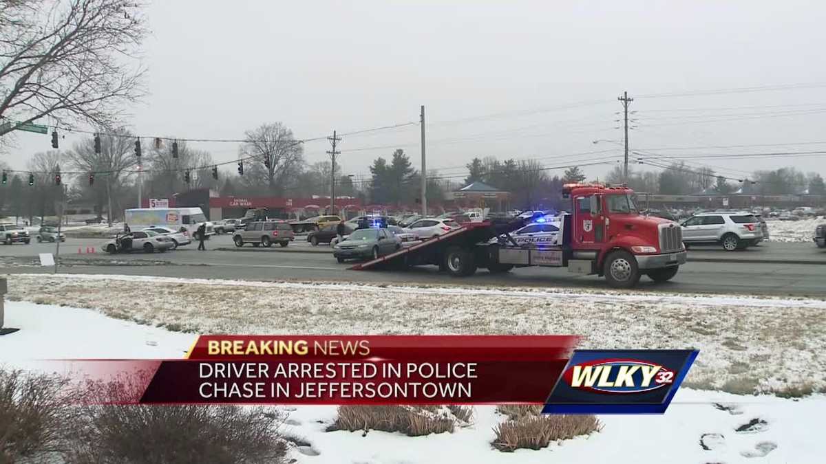 Man leads Jeffersontown officer on police chase
