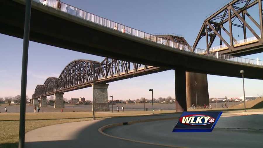 It was a beautiful day Sunday, and hundreds of people were downtown enjoying the Big Four Bridge.