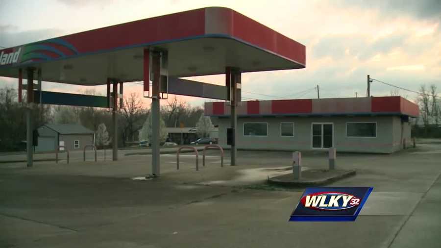 One man is dead, another hospitalized after a shooting at an abandoned gas station.