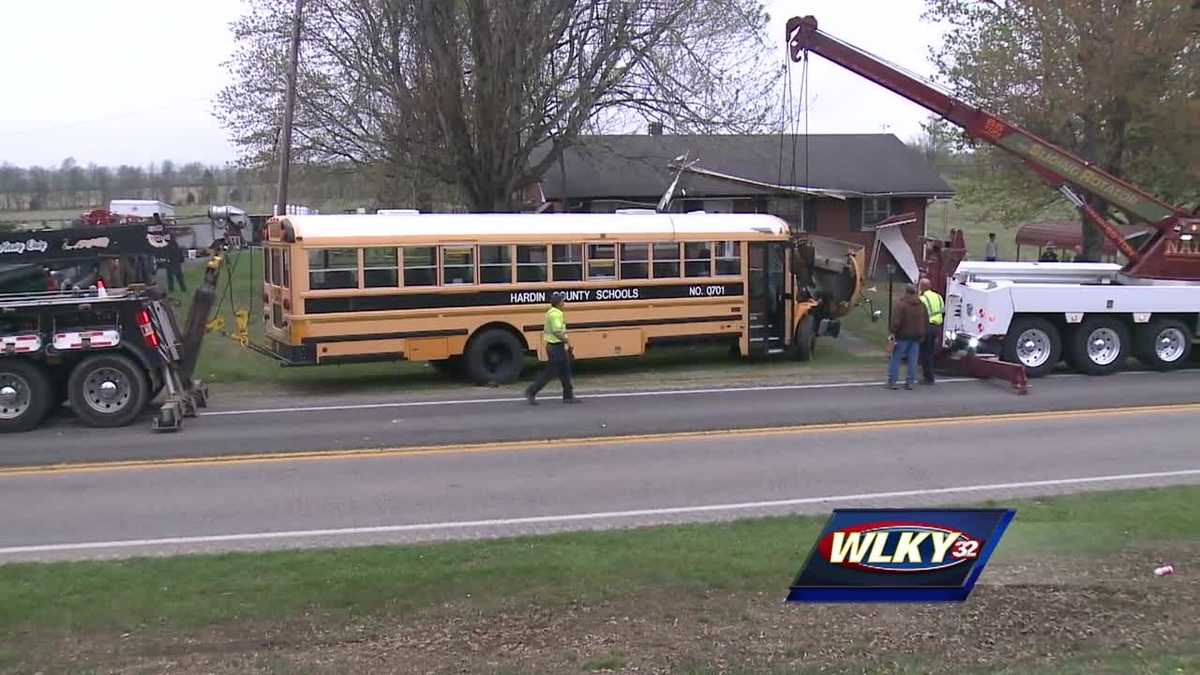 School bus driver recovering after crash in Hardin County