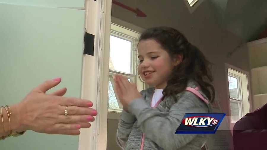 Molly Turner, 6, suffers from a rare disorder that sometimes makes it tough being a kid, but this big surprise brought a big smile to her face.
