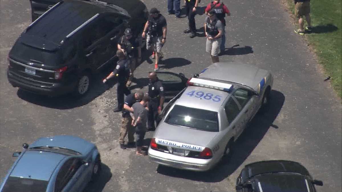 Images: Man arrested after police pursuit in Louisville
