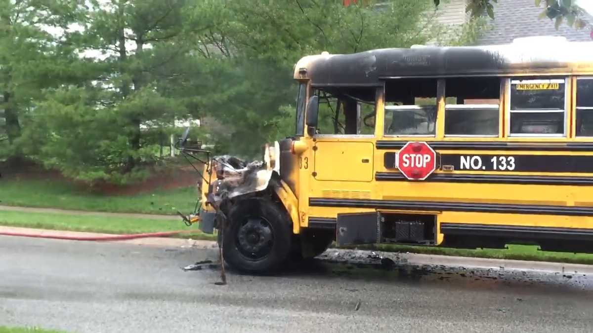 School Bus Catches Fire In Lake Forest, Students Uninjured