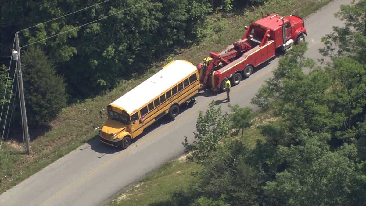 Engine fire leads to evacuation of Clark County school bus