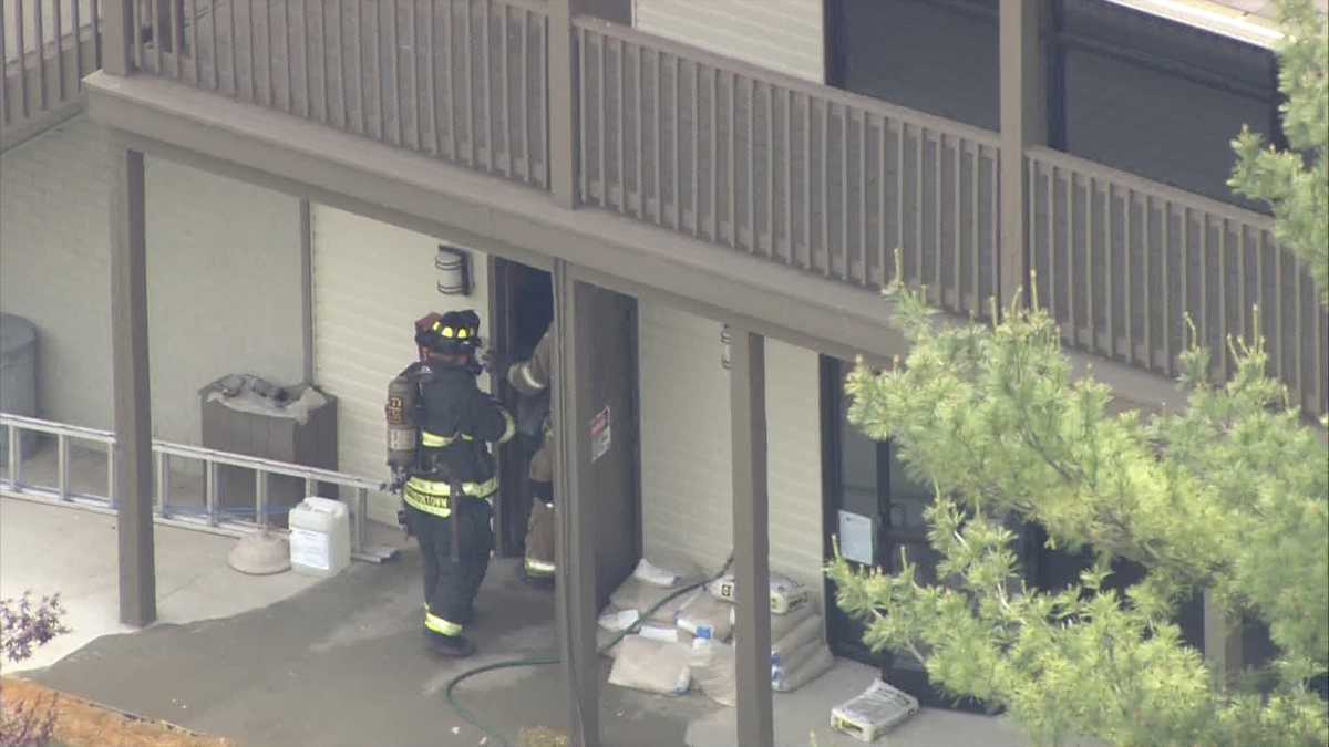 Images Chlorine leak at apartment complex