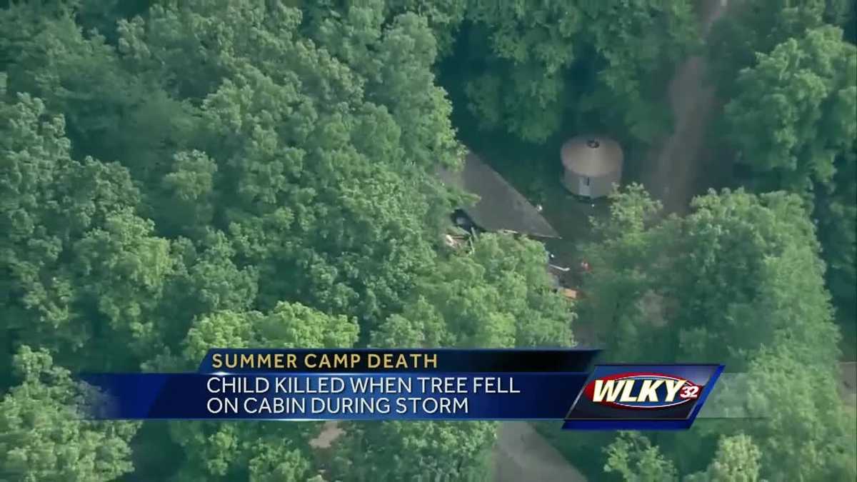 Girl killed when tree falls on cabin at summer camp in SE Indiana