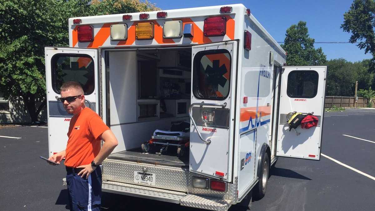 Grayson County EMS workers struck by lightning outside ambulance
