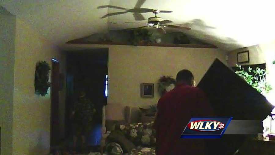 Floyd County sheriff's deputies are looking for two men who they believe broke into several homes Thursday morning.