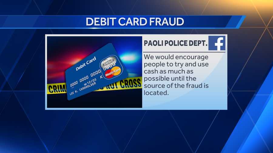 A skimming device is being blamed for a debit card hack that has affected hundreds of customers in a small Indiana community.