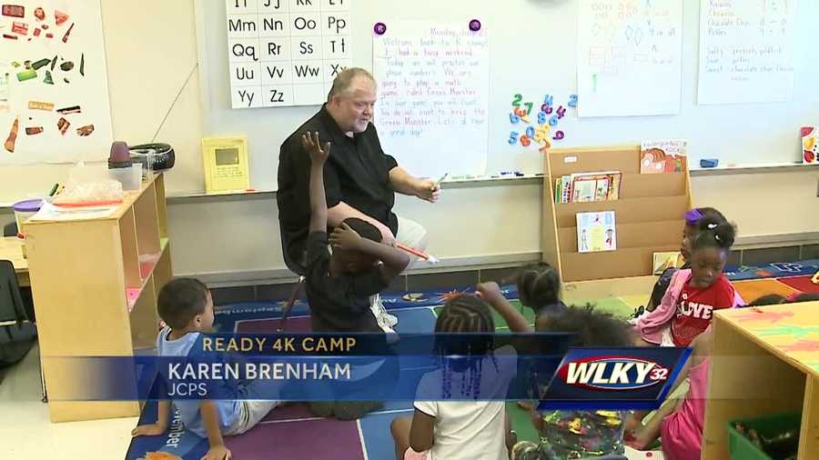 WLKY stopped by the Duvalle Education Center Monday, where pre-K students were busy learning.