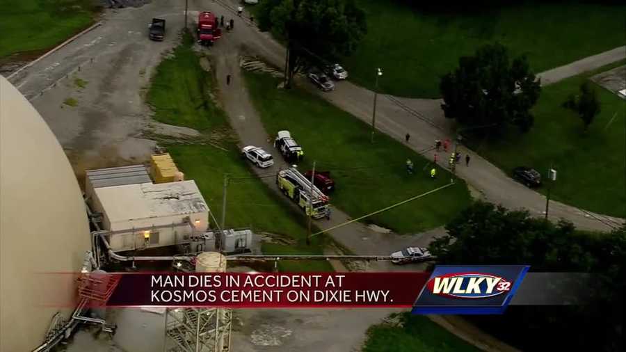 According to police, the man died as a result of a pulley system mechanical failure.