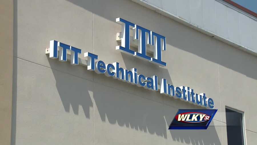 ITT Educational Services, which has campuses in Louisville and Lexington, announced on Tuesday that it is shutting down immediately, accusing the federal government of unfairly stripping it of eligibility for student aid.