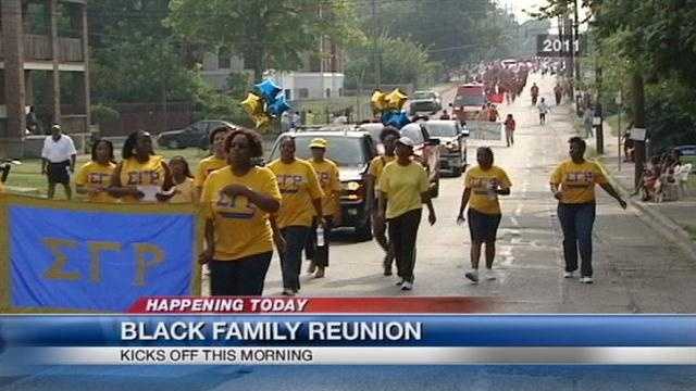 This is the 24th year for the reunion celebration which attracts thousands of people to the Queen City.