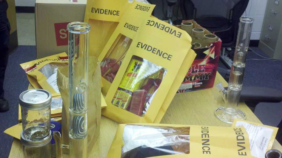Images: Fireworks, drugs found in Miami frat houses.