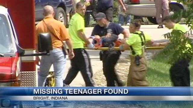 Missing Indiana teen found in creek bed