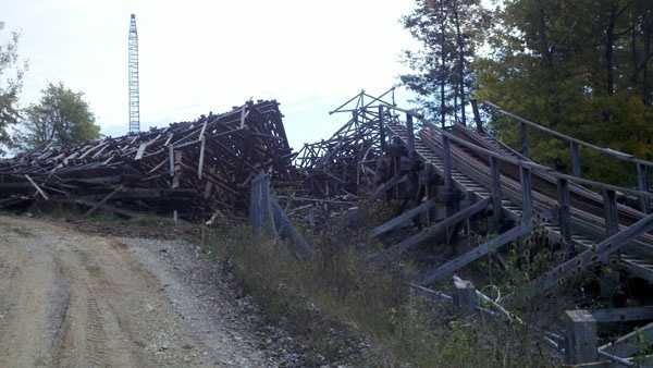 Images: Son of Beast demolition at Kings Island