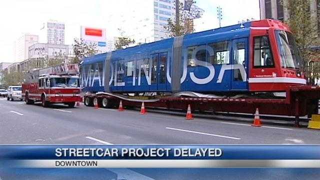 The new Cincinnati streetcar project has been delayed again. Now the city is saying it won't be ready for riders until the spring of 2016.