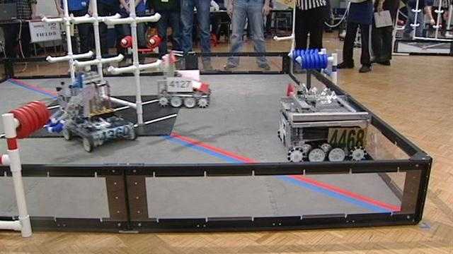 Teams from across the tri-state participate in an annual robotics competition.