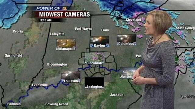 Temperatures are climbing to around 50 degrees despite the morning's icy start. Randi Rico has the forecast to start your weekend.