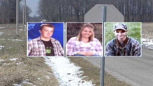 The visitations were held Monday for two of the three teens killed in a violent Ripley County car accident.