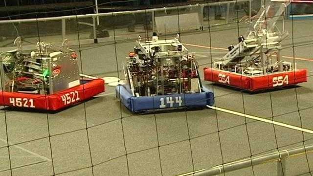 Robots and their student masterminds are competing this weekend at Xavier University.