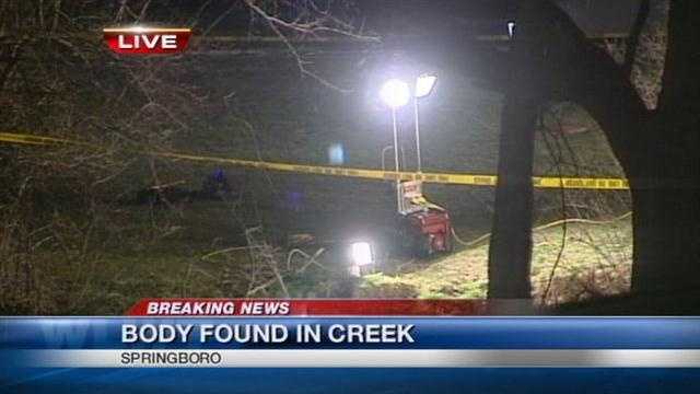 Police are investigating after a body was found in Springboro.