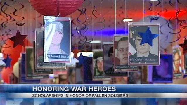 Tri-state residents gathered Saturday night to honor fallen soldiers through scholarships.