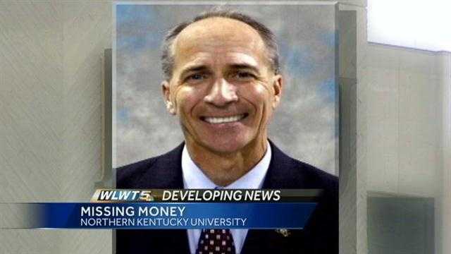 The former athletic director for Northern Kentucky University is accused of stealing more than $100,000 from the university.